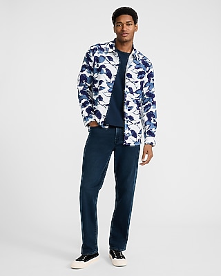 Textured Floral Long Sleeve Shirt