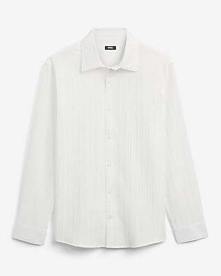 Textured Long Sleeve Shirt