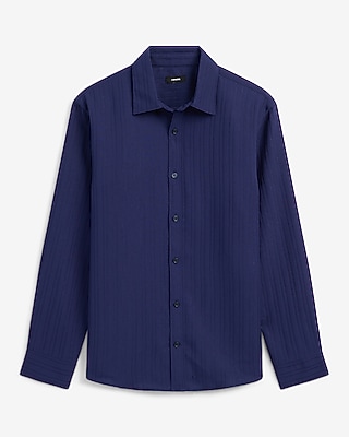 Textured Long Sleeve Shirt