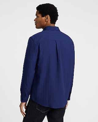 Textured Long Sleeve Shirt