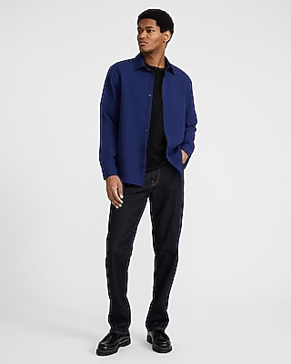 Textured Long Sleeve Shirt