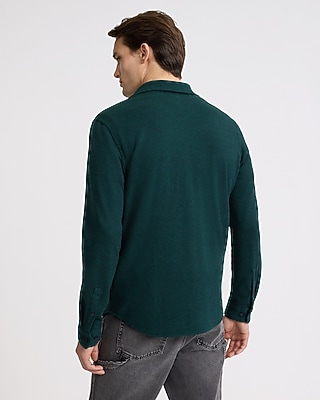 Double Pocket Stretch Sweater Flannel