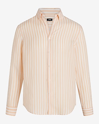 Striped Linen-Blend Shirt