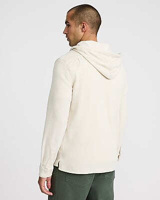 Hooded Sweater Flannel Shirt