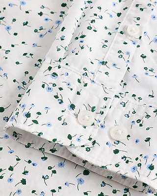 Mini Floral Cotton Soft Wash Shirt