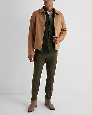 Solid Stretch Corduroy Shirt
