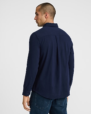Double Pocket Cotton Stretch Flannel Shirt - thumbnail 9