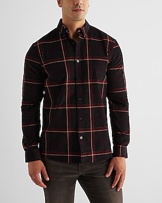 plaid corduroy shirt