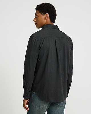 Herringbone Double Button Pocket Sweater Flannel - thumbnail 10