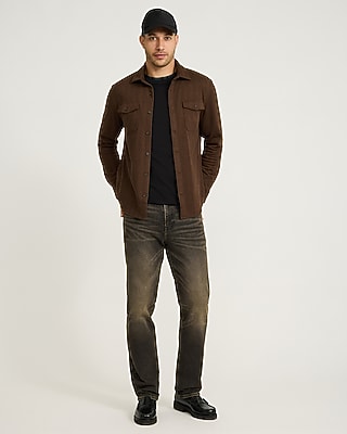 Herringbone Double Button Pocket Sweater Flannel - thumbnail 5