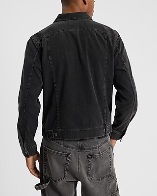 Gray Wash Zip Pocket Denim Shirt - image 4