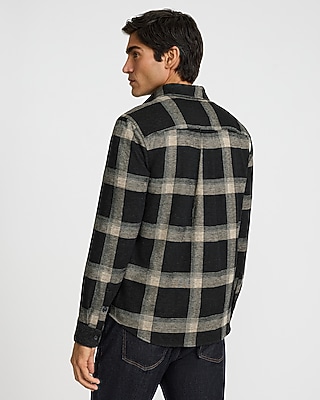 Large Plaid Flannel Shirt