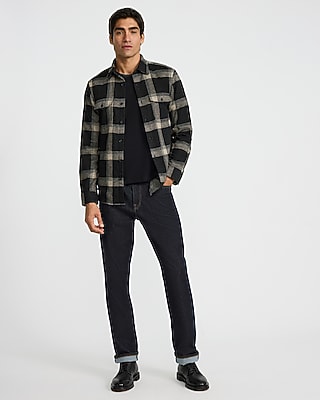 Large Plaid Flannel Shirt