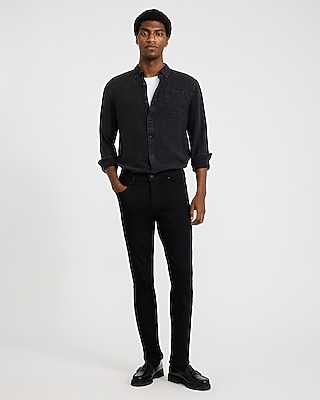 Patch Pocket Long Sleeve Denim Soft Shirt