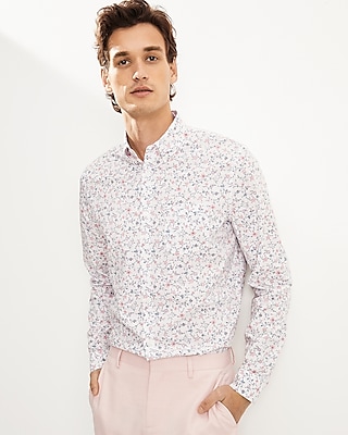 Mens floral shop dress shirts express