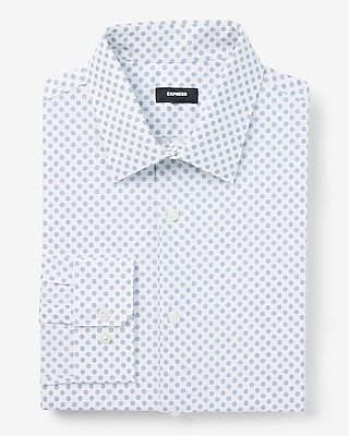 Slim Line Circle Geo Stretch 1MX Dress Shirt