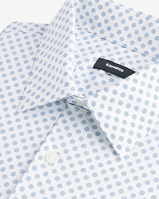 Slim Line Circle Geo Stretch 1MX Dress Shirt