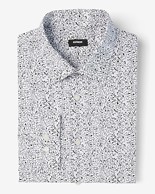 Classic Abstract Line Stretch 1MX Dress Shirt