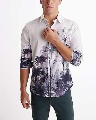 Slim Tropical Stretch 1MX Dress Shirt