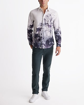 Slim Tropical Stretch 1MX Dress Shirt