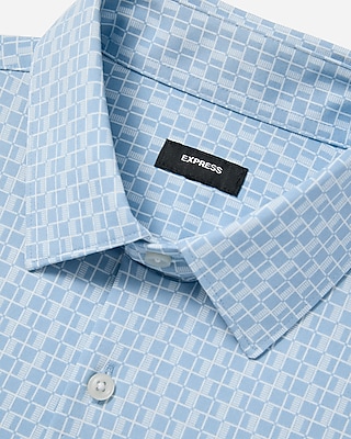Slim Mini Geo Cotton Stretch 1MX Dress Shirt