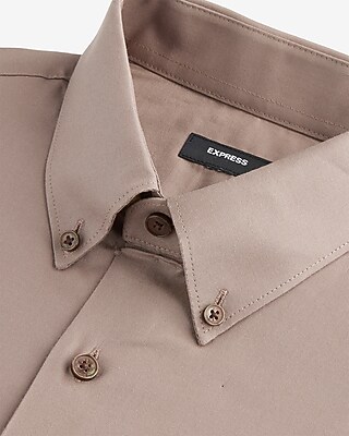 Classic Solid Stretch Pinpoint Oxford 1MX Dress Shirt - image 2
