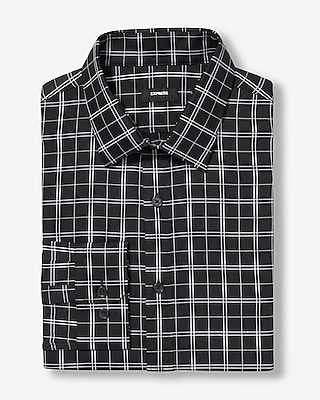 Classic Plaid Wrinkle-Resistant Everyday Performance Dress Shirt