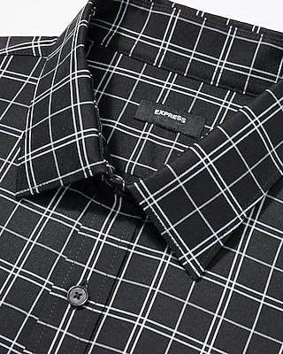 Classic Plaid Wrinkle-Resistant Everyday Performance Dress Shirt