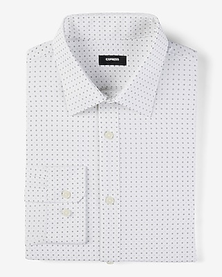 Extra Slim Mini Dot Geo Wrinkle-Resistant Everyday Performance Dress Shirt