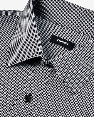 Extra Slim Mini Grid Wrinkle-Resistant Everyday Performance Dress Shirt - image 2