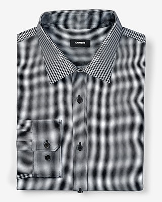 Classic Mini Windowpane Wrinkle-Resistant Everyday Performance Dress Shirt