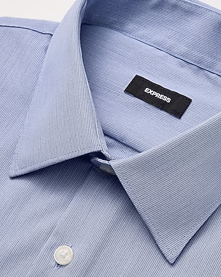 Slim Mini Check Long Sleeve Non-Iron Dress Shirt