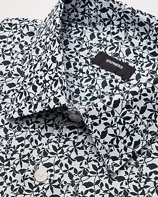 Slim Ditzy Floral Cotton Stretch 1MX Dress Shirt