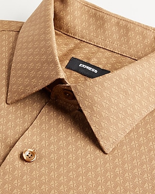 Extra Slim X Print Stretch 1MX Dress Shirt