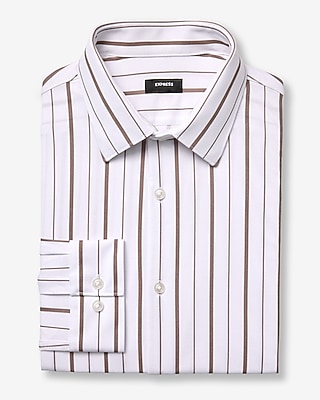 Slim Striped Stretch Modern Tech 1MX Dress Shirt