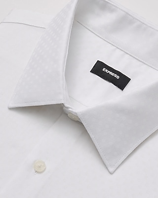 Slim Textured Mini Dot 1MX Dress Shirt