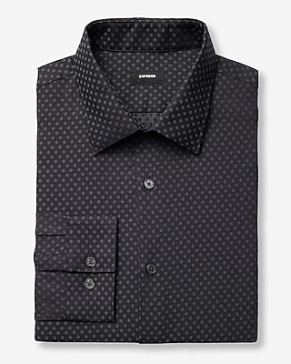 Slim Textured Mini Dot 1MX Dress Shirt