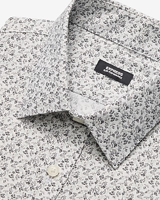 Slim Ditzy Floral Wrinkle-Resistant Everyday Performance Dress Shirt - thumbnail 2