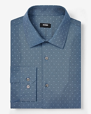 Extra Slim Mini Geo Dobby Cotton Stretch 1MX Dress Shirt