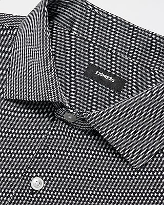 Slim Striped Spread Collar 1MX Dress Shirt