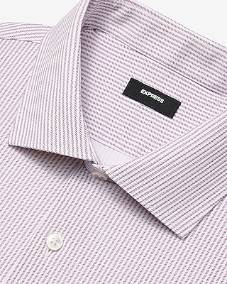 Slim Striped Spread Collar 1MX Dress Shirt