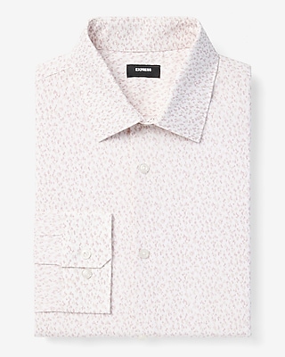 Classic Mini Geo Print Stretch 1mx Dress Shirt | Express