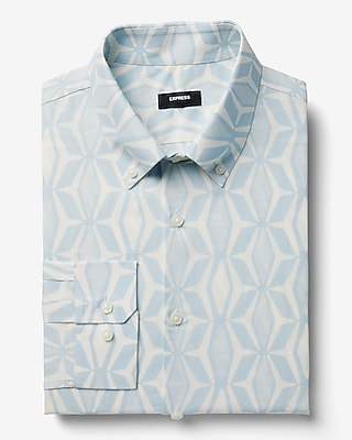 Classic Diamond Geo Stretch 1MX Dress Shirt