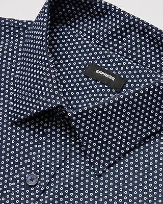 Slim Mini Dot Wrinkle-Resistant Everyday Performance Dress Shirt