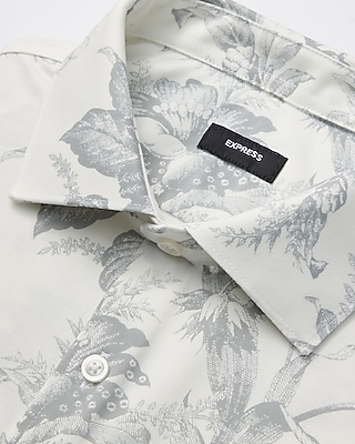 Slim Striped Spread Collar 1MX Dress Shirt - thumbnail 10
