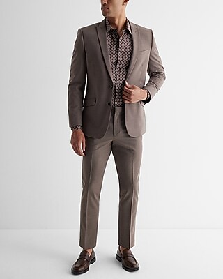 Slim Geo Print Stretch 1MX Dress Shirt