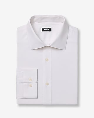 Modern Slim Spread Collar Stretch Cotton 1MX Dress Shirt