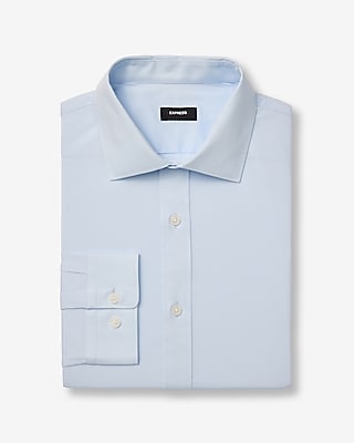Modern Slim Spread Collar Stretch Cotton 1MX Dress Shirt