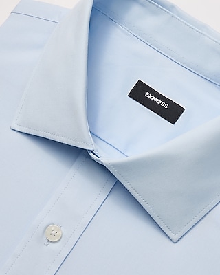 Modern Slim Spread Collar Stretch Cotton 1MX Dress Shirt