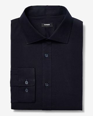 Modern Slim Spread Collar Stretch Cotton 1MX Dress Shirt